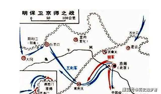 原创北京保卫战于谦率领2万明军打败也先的60万瓦剌军他是如何做到的