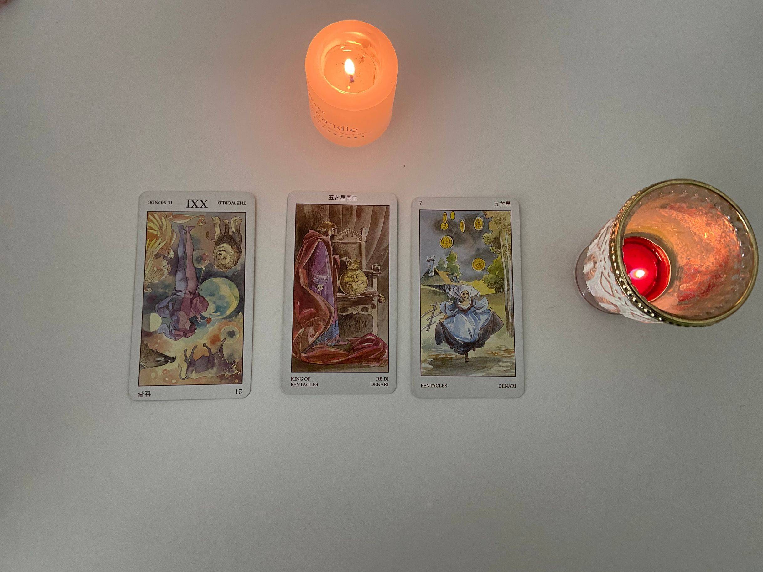 世界逆位 星币国王 星币七