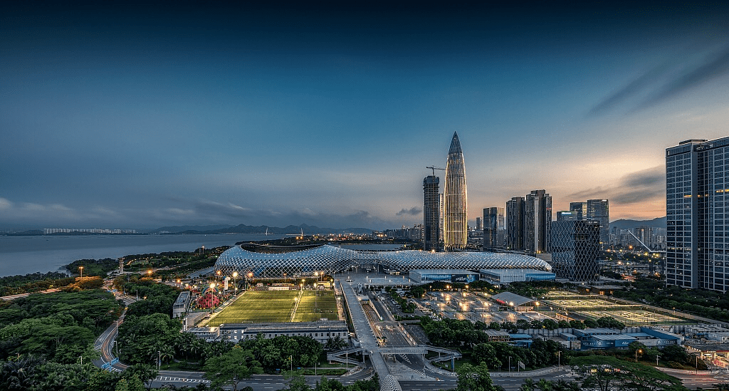 深圳双子湾20米摩天地标从深圳的深圳湾世界的深圳湾明日之子