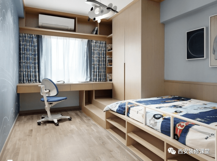 原创衣柜转角书桌,完美定制做法