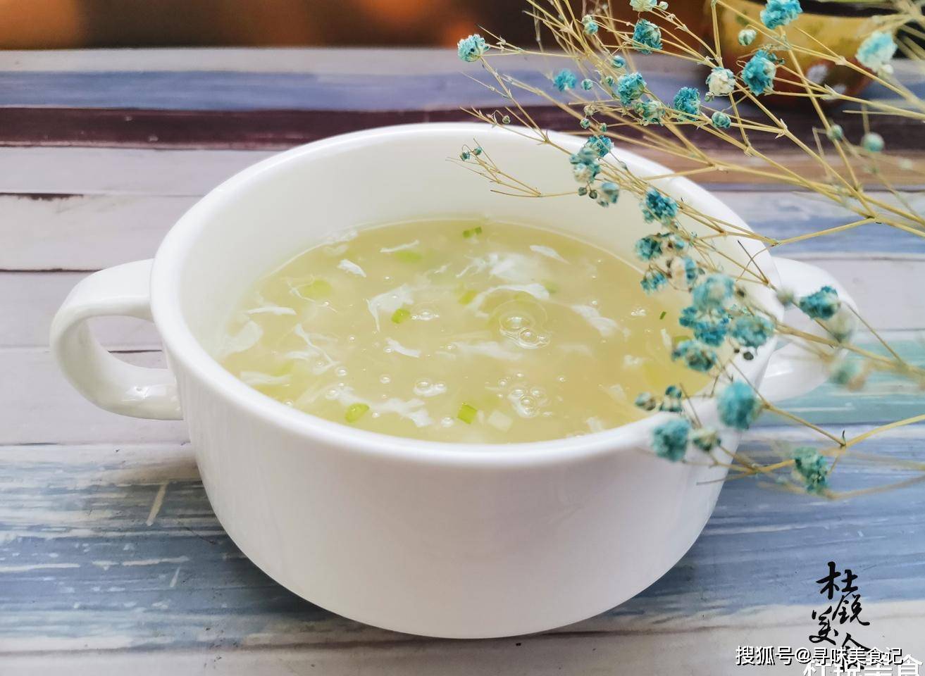 原创不放1滴油的干贝冬瓜羹,中秋家宴上的小清新,上桌汤底都不剩