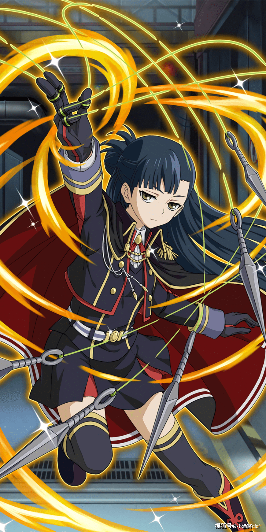 终结的炽天使》雪见时雨，动漫全面屏壁纸，冰山形态的冷美人_搜狐网, image size:891x1782