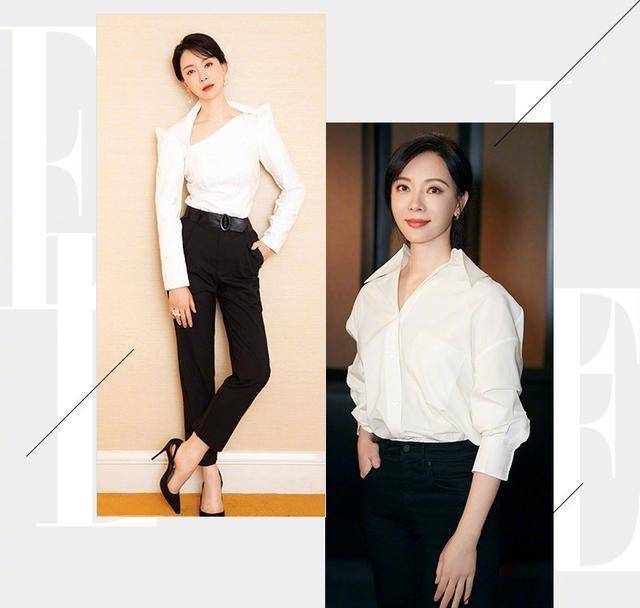 黑色|50岁女人夏天别穿连衣裙,显胖俗气!跟着陈数王菲穿阔腿裤超优雅