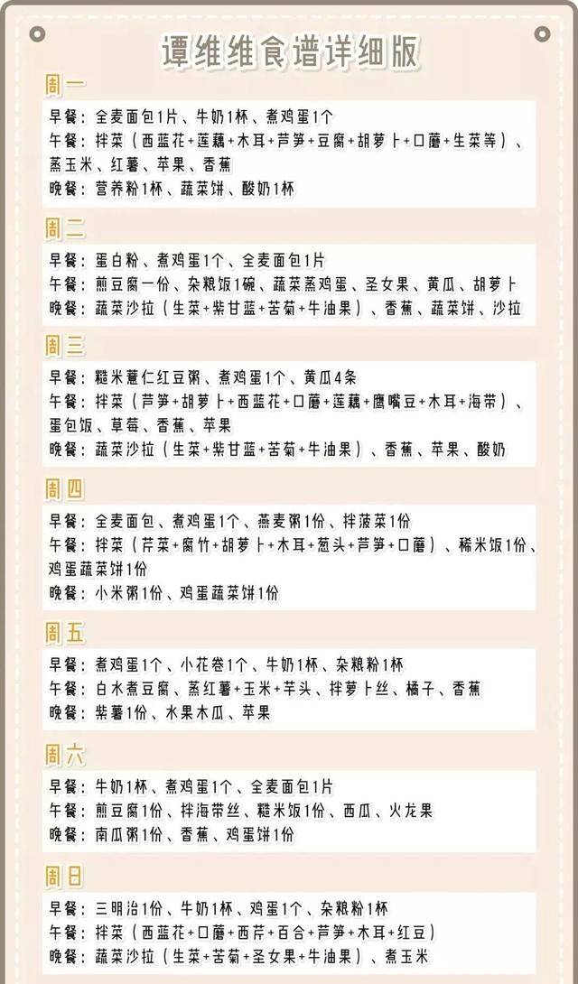 食谱|戒掉烟酒、回归健康生活的谭维维：跑步让我充满了力量与自信！