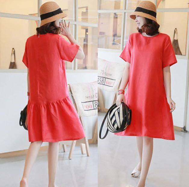 设计|炎炎夏日穿件“棉麻裙”,清爽舒适,给人一种自然大方的美感!