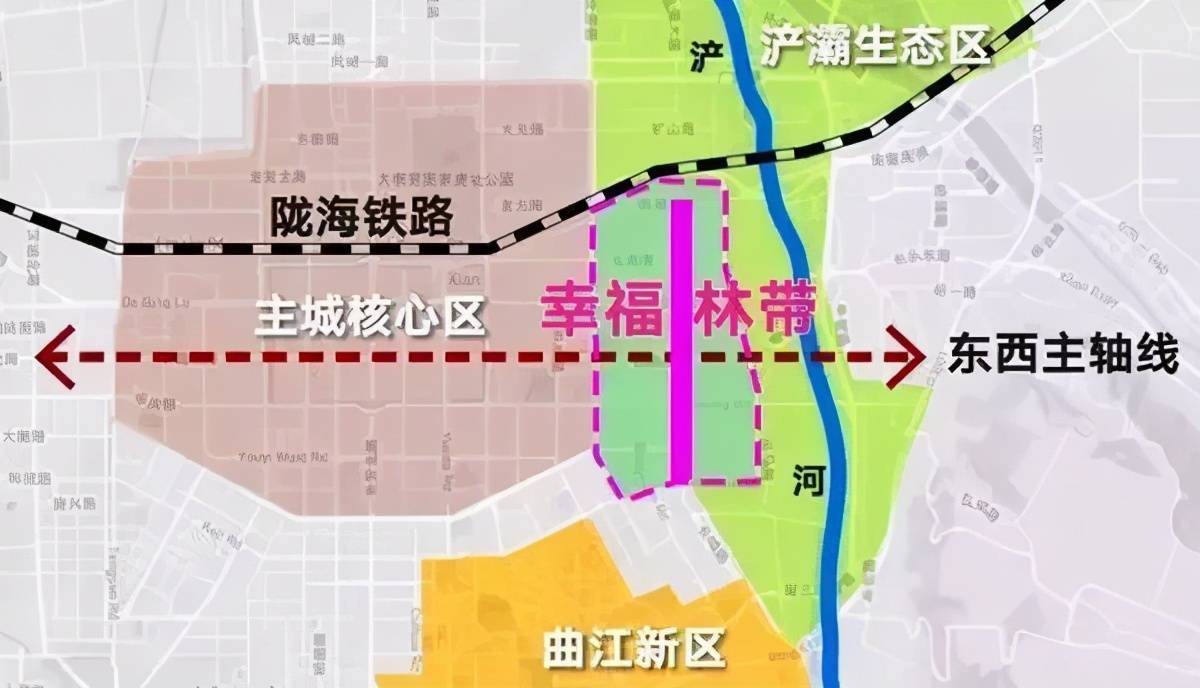 原創西安三環內世紀工程幸福林帶2021年7月開園周邊優質盤解析