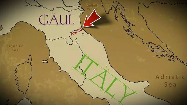 渡过卢比孔河,是恺撒人生的转折点,也是罗马历史的转折点_庞培