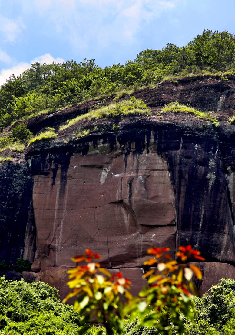 河源越王山珠三角唯一丹霞地貌历史文化名山