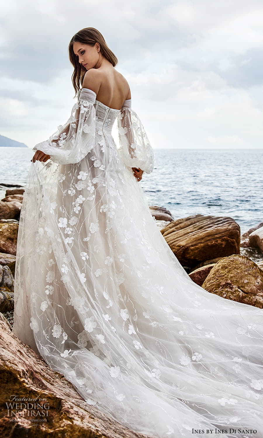 系列|Ines by Ines Di Santo 2022 春季婚纱系列 令人惊叹的浪漫礼服