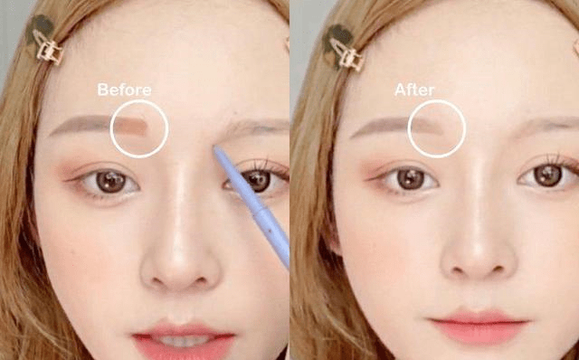 画眉|孙怡素颜原来是“无眉星人”？用这些技巧，稀疏眉也能画出毛流感