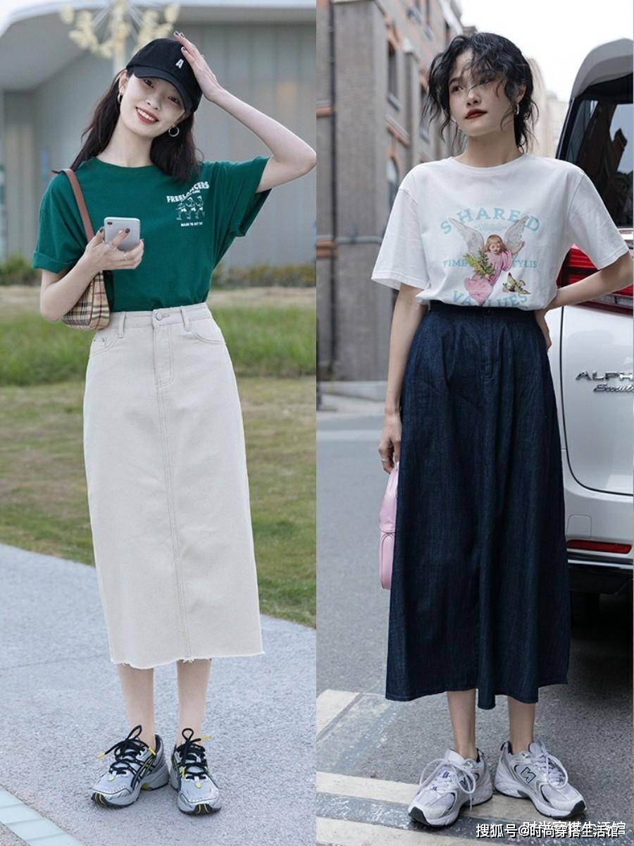 身材|怕热的女生，夏天这样穿T恤，优雅减龄又好看