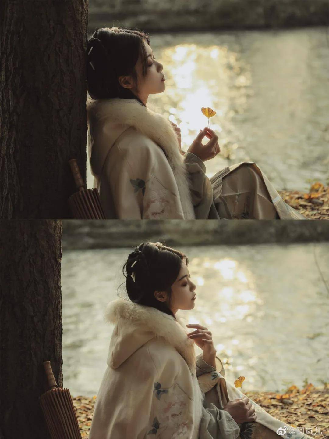 仙女|汉服小仙女:风吹一片叶,万物已惊秋