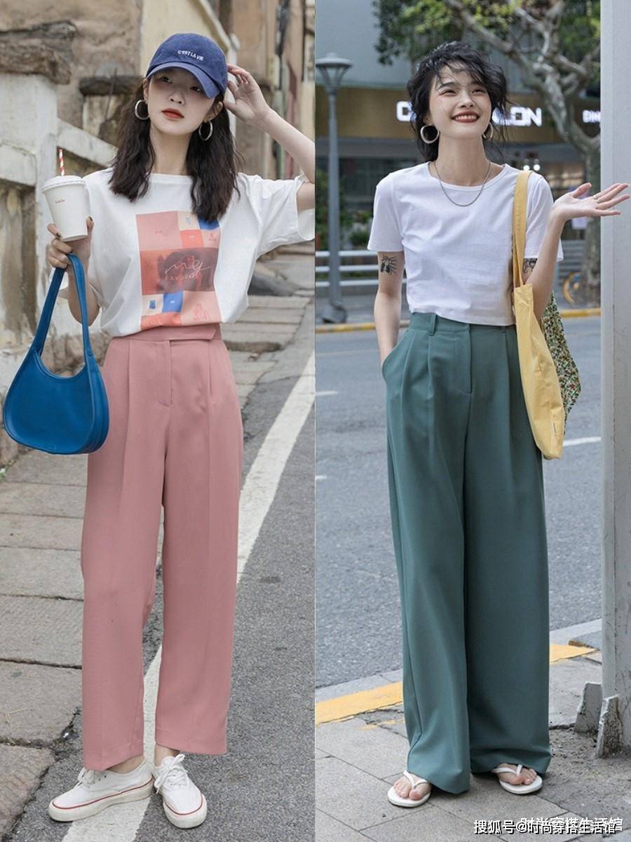 身材|怕热的女生，夏天这样穿T恤，优雅减龄又好看