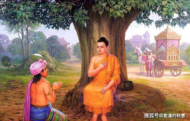 佛在因地时,是一位大国主,名字叫世饶王,在听闻自在王如来说法之后,就