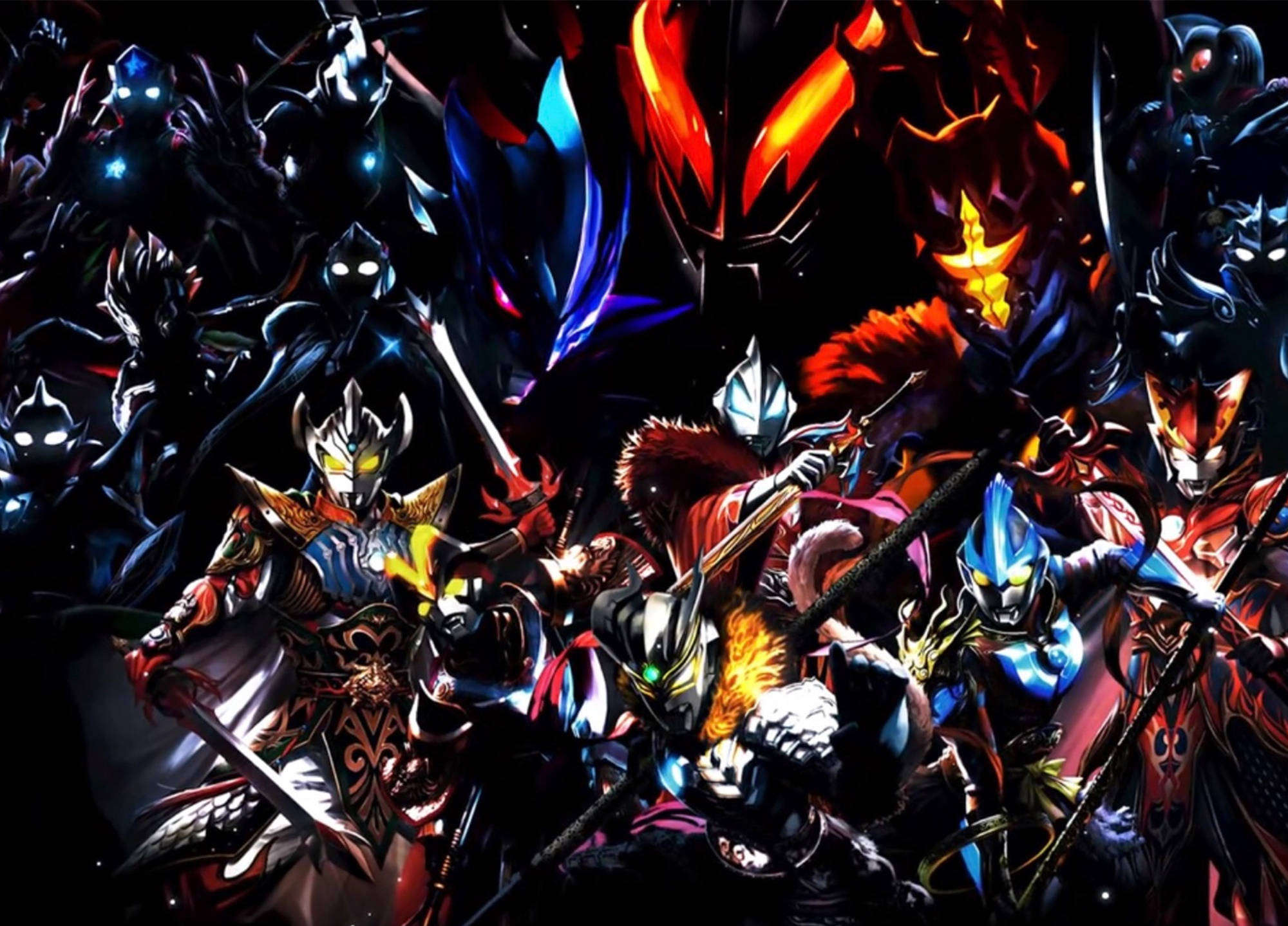 原创银河化身为哪吒泰塔斯被关羽附身这样的奥特曼还能接受吗