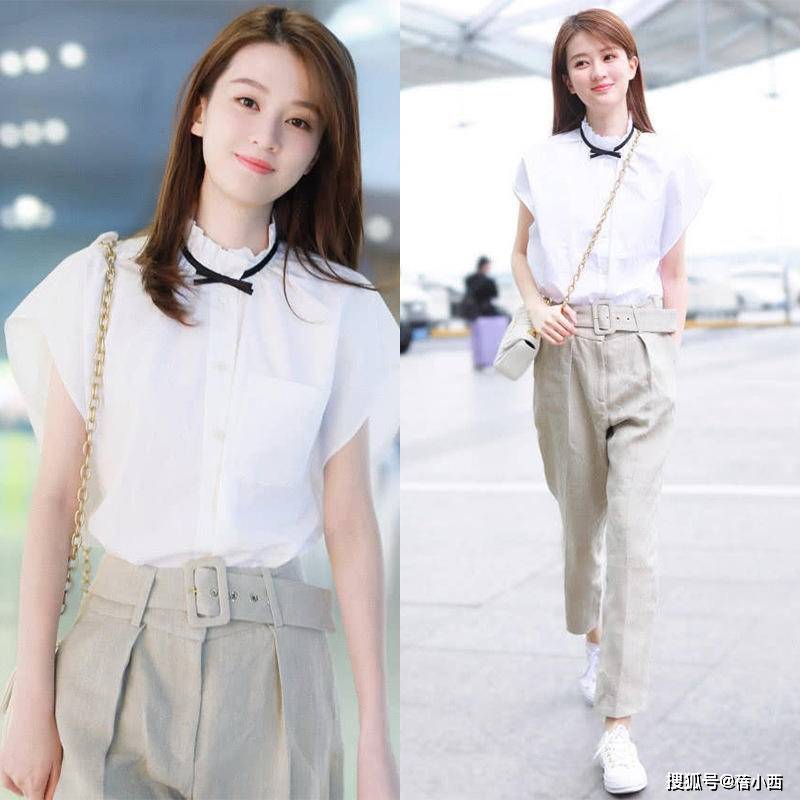 黑色|乔欣不再是“乖乖女”了，穿小黄裙秀出内衣，高级脸惊艳超模气场