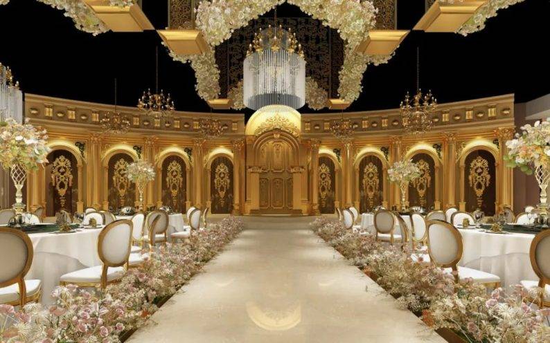 婚礼堂发布四大艺术级宴会厅钟祥景云婚礼主题宴会酒店