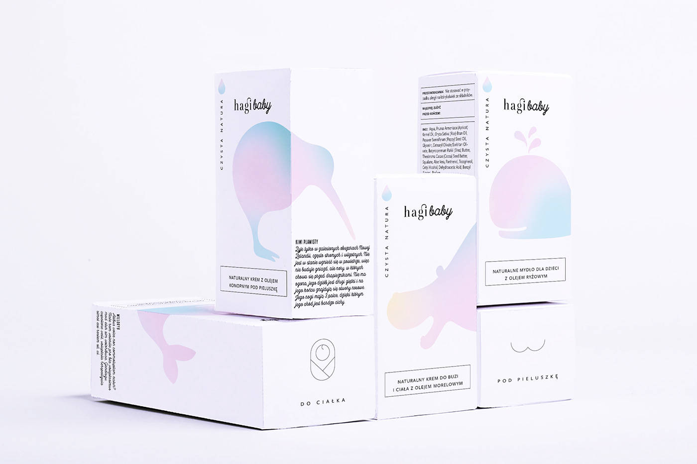 婴儿|平面设计 | Hagi Baby 天然手工制作的婴儿化妆品品牌形象设计