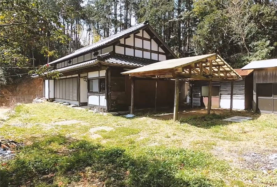 日本男子买江户时代深山老宅，带妻女住进89㎡的家，过起田园生活