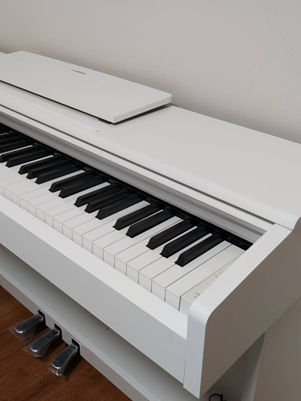白色雅马哈电钢琴ydp-144用户评价怎么样?值得购买吗?_女儿