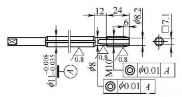 当小直径螺纹孔与小直径光孔有同轴度要求怎么办