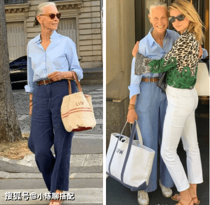 服装|这才是优雅女人的典范！74岁奶奶因穿搭光鲜亮丽，简单又好显气质