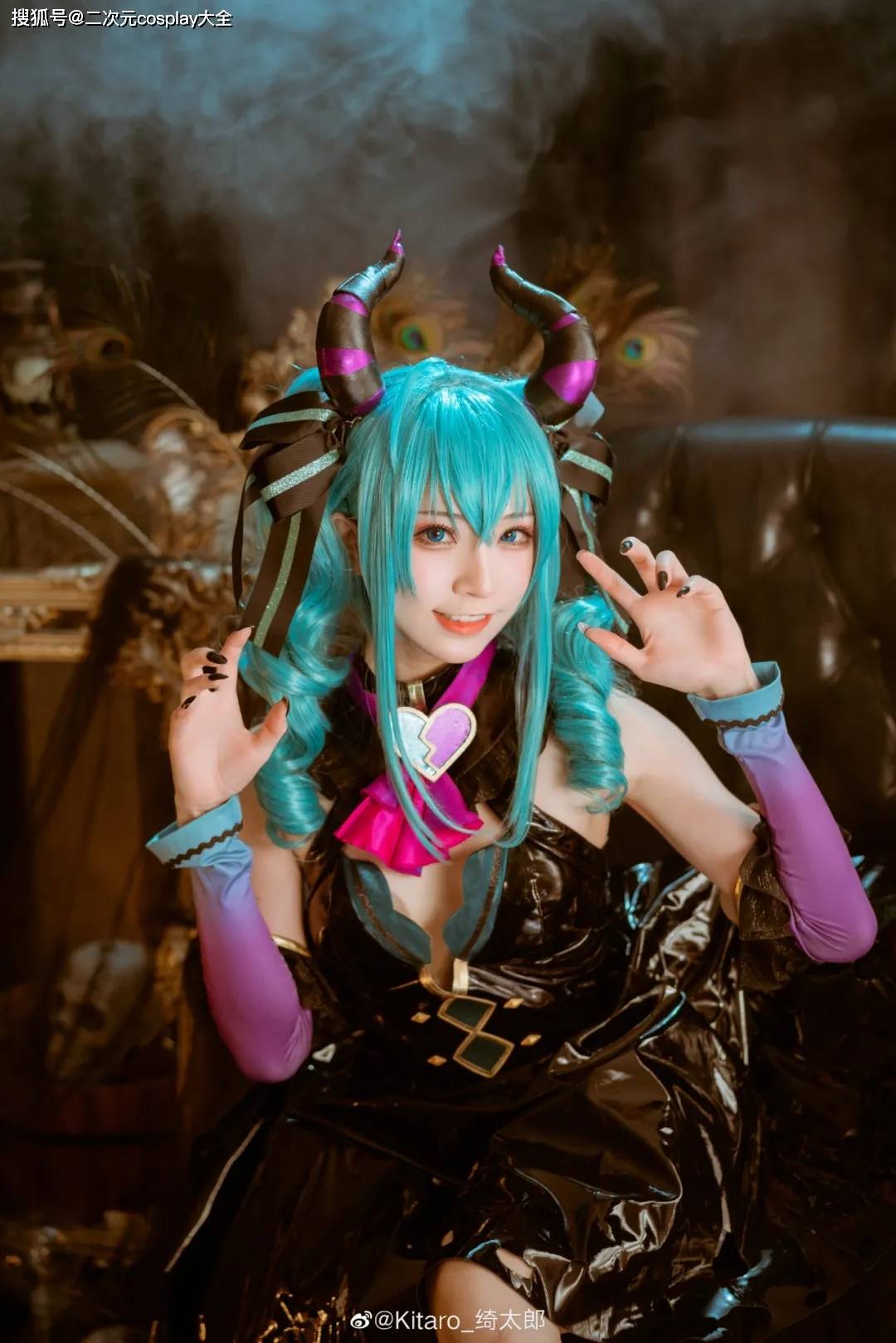 Miku|初音未来小恶魔cos，超级无敌可爱，不管怎么样都好可爱