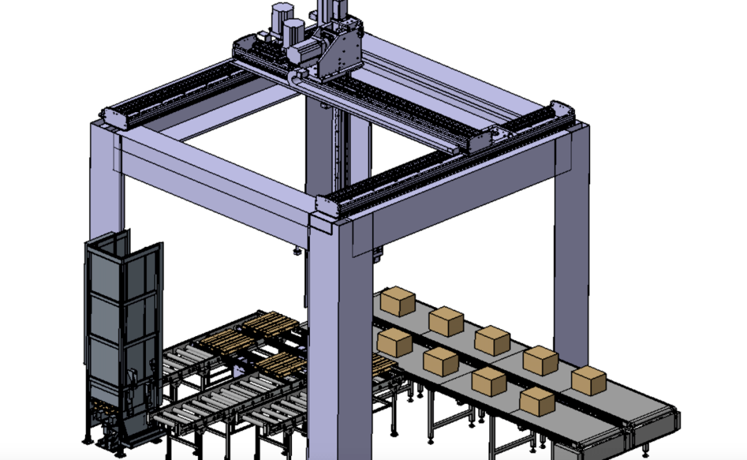 码垛机器人模型图纸分享附下载