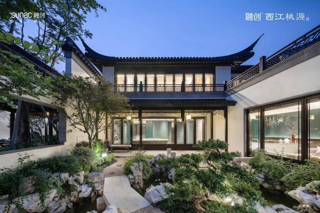 2021粤港澳大湾区肇庆中式园林别墅融创西江桃源您身边的世外桃源图文