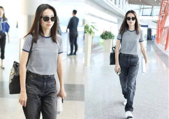 瞬间|董洁的衣品真的是好到爆，40岁还这么会穿，完全可以混时尚圈