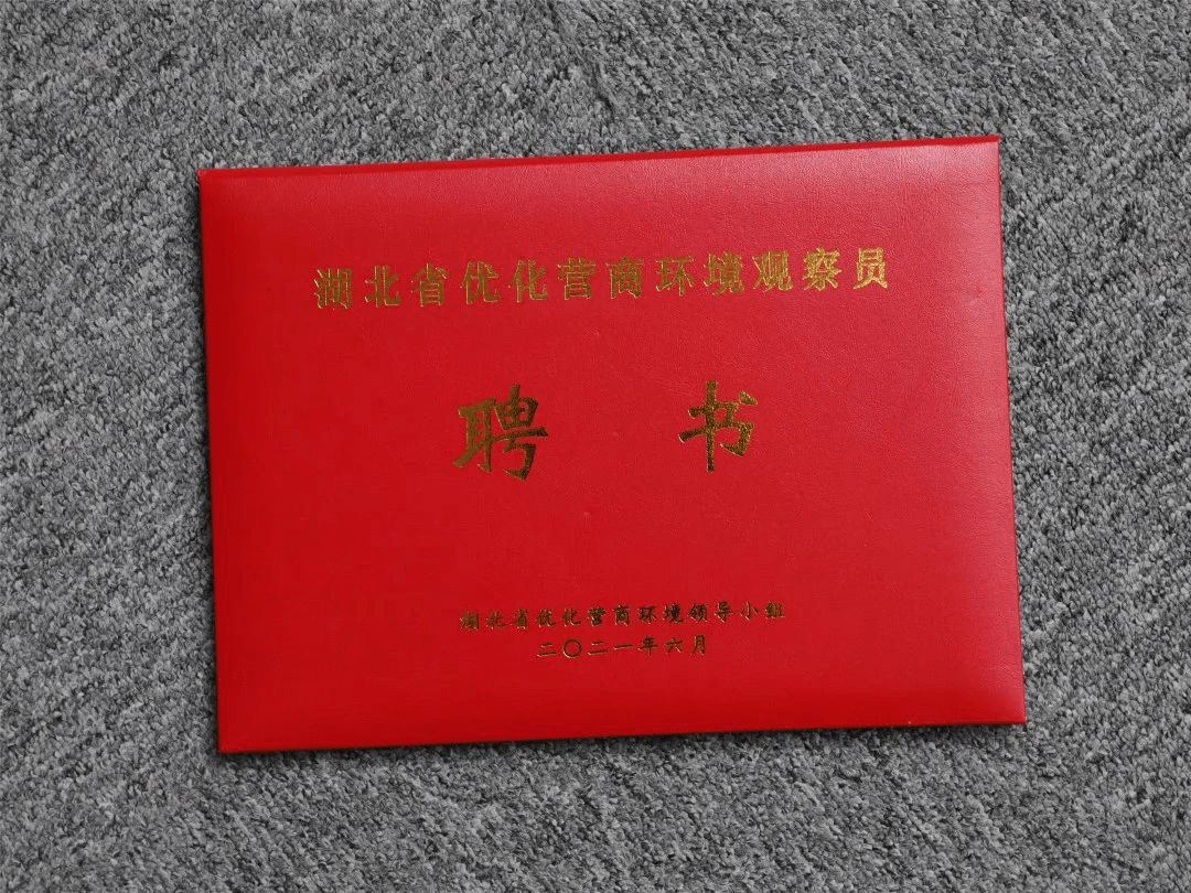 刘萌获聘湖北省优化营商环境观察员