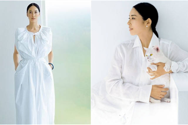 服装|又被三木圈粉，一身全白色穿出显瘦高级感，优雅迷人太有气质