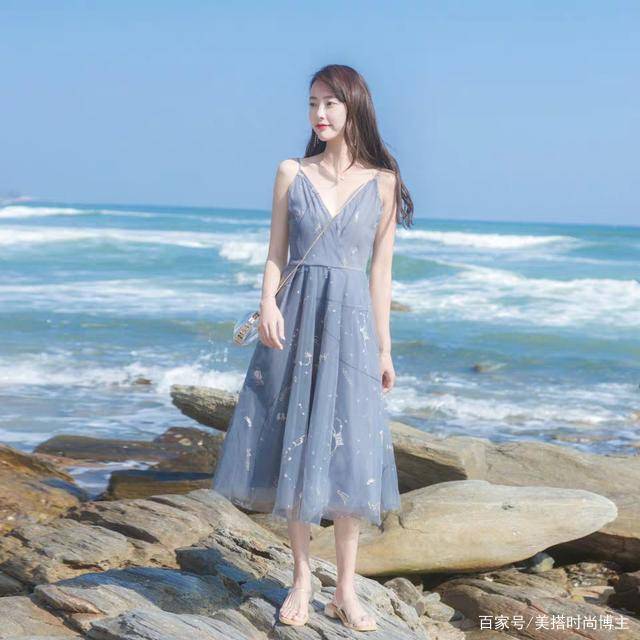 夏天|小个子气质端庄连衣裙，度假旅游必备