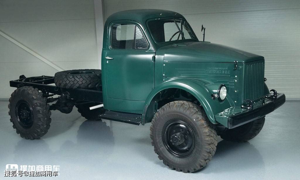 国内现存的前苏联嘎斯63载货车实拍最早产于1948年这才是真正的老卡车