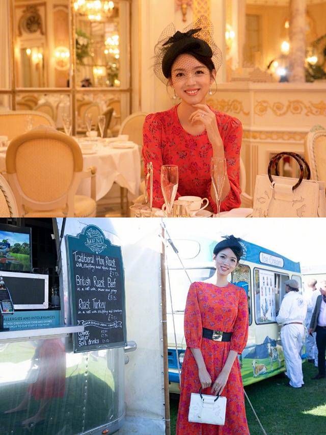 黑色|张梓琳不愧是世界小姐,水钻开叉裙高贵明艳,与友人合照美得出众