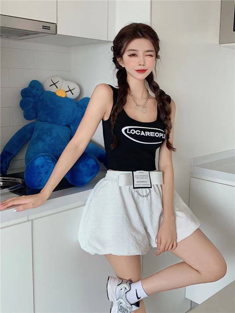 因为|南瓜裤的可爱让人痴迷,夏季可爱风随意穿搭