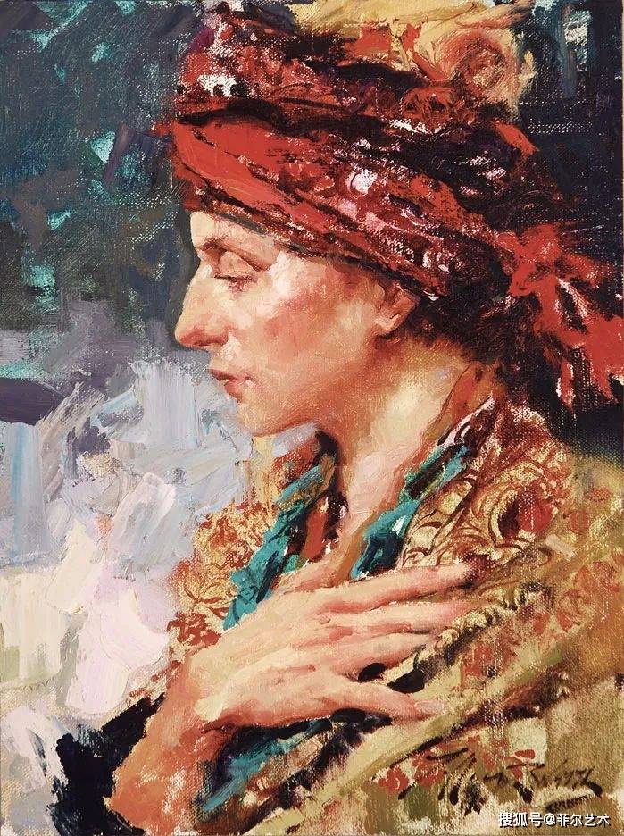 美国画家杰弗里的油画笔触粗犷又细腻，透着一种不可言说的美。_搜狐网