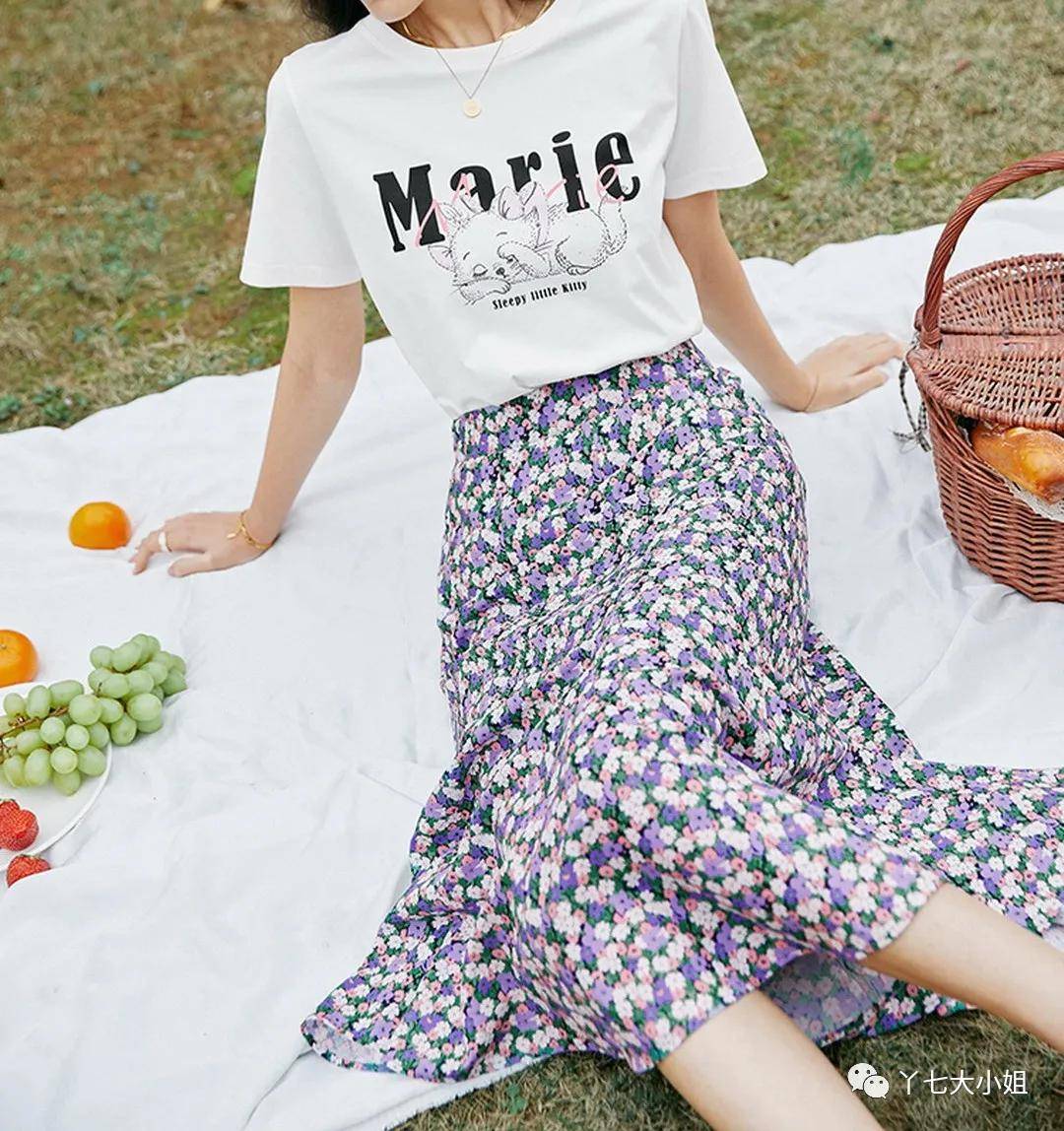 面料|今年夏天桔梗裙又火了，优雅又显气质！