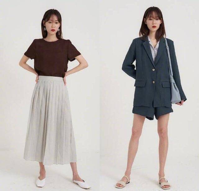 条纹|橘红色衬衣+牛仔半身裙+奶奶鞋搭配直接彰显文艺范儿