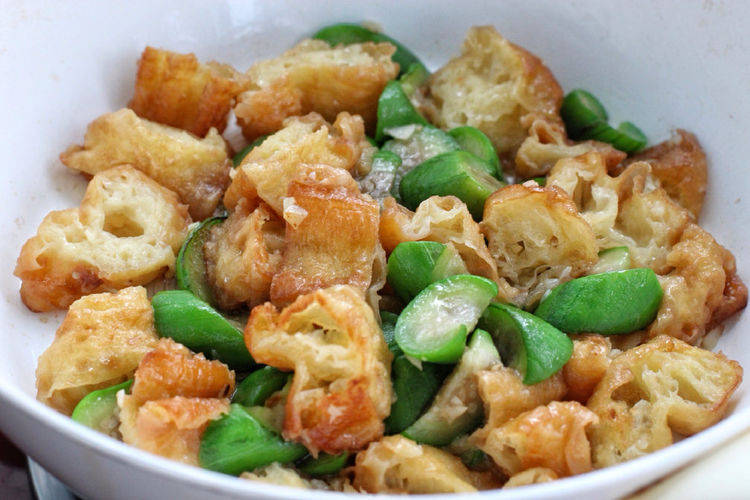 老公|油条加它一起炒,连饭带菜都有了,口感爽滑不油腻,夏天吃正合适