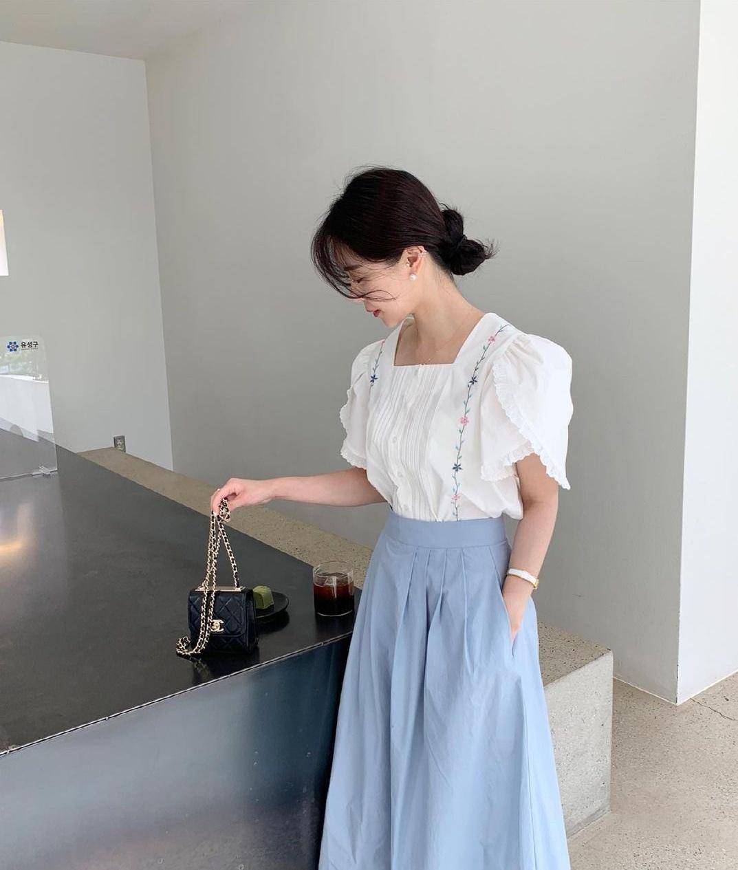 颜色|简单又时尚的夏季穿搭，优雅大气又显气质，清爽随意又有女人味