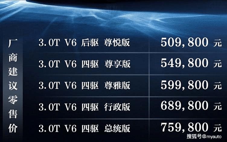 新款林肯飞行家上市5098万元起搭载30t发动机