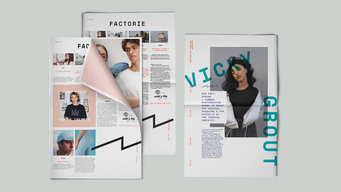 什么|平面设计 | Factorie 青春服装品牌形象设计