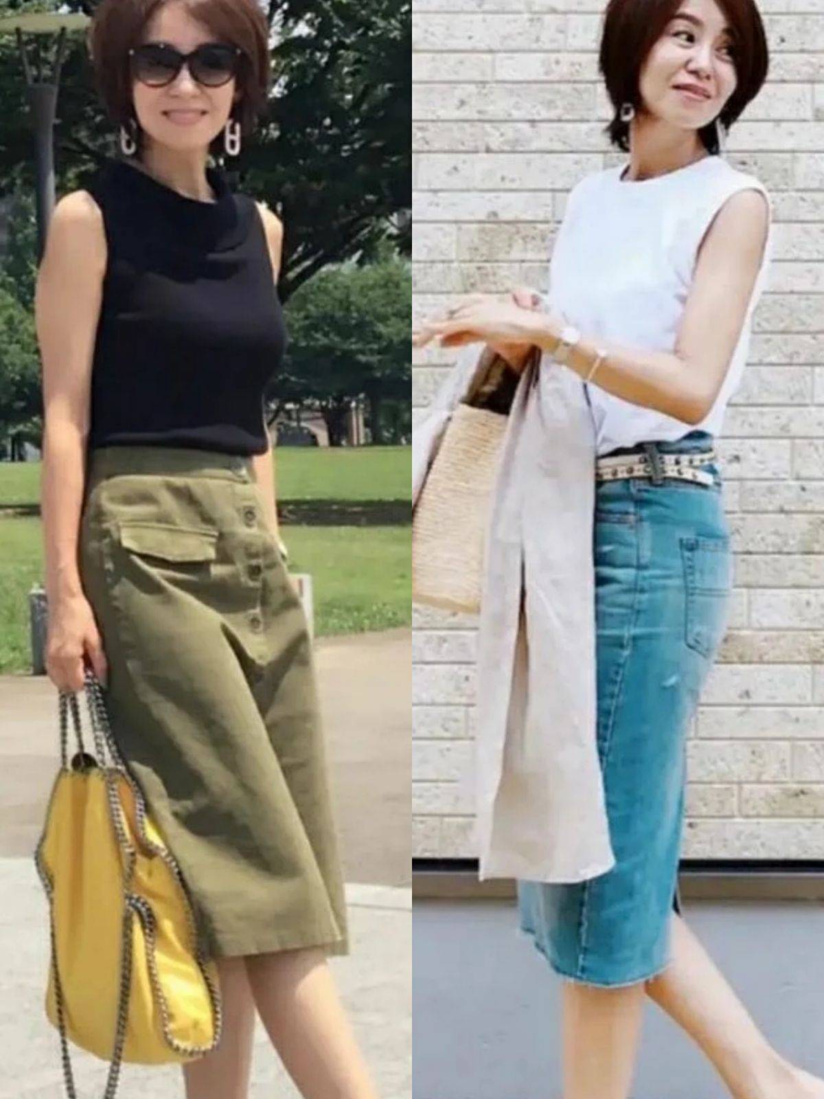 上衣|女人年过半百别穿得大红大绿，瞧日本主妇的中年穿搭，高级又优雅