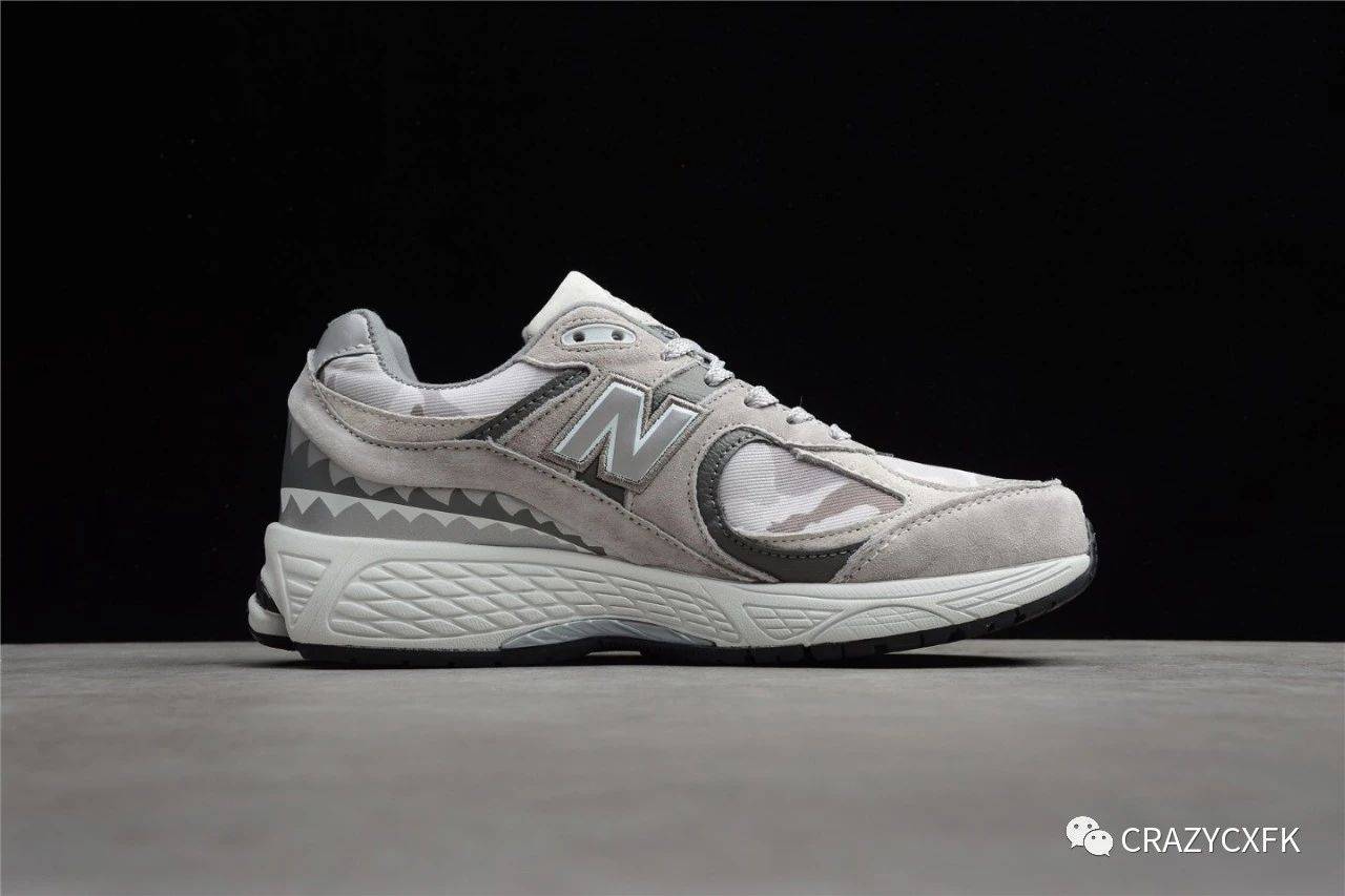 新百|新百伦NB联名灰迷彩 Bape x New Balance 2002 反光运动跑鞋
