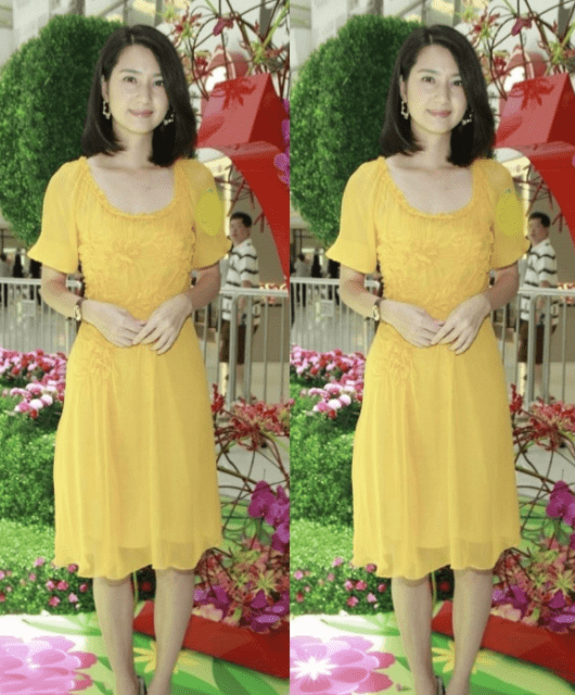 小姑娘|洪欣半百的年纪不服老，穿薄纱仙女裙像小姑娘，一点儿不输00后