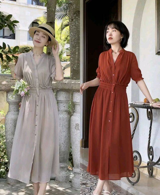 服装|40岁的女人穿什么才合适？可以选择简约的连衣裙，温柔又有气质