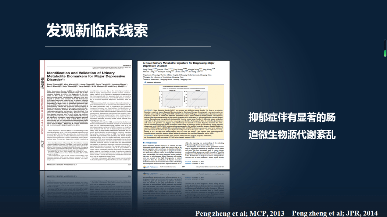 因此,在豐富既往學說的同時,我們亟待挖掘新的抑鬱症的發病機制,尋找