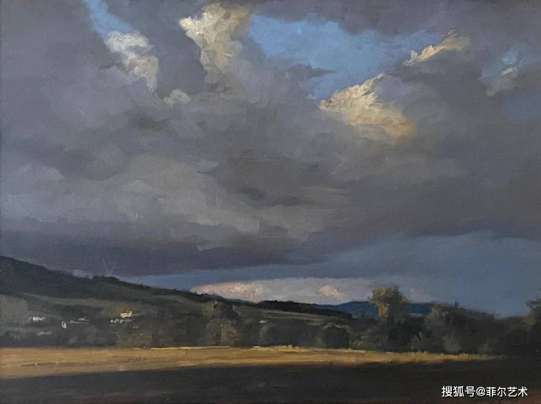 佛罗伦萨艺术学院创始人著名画家丹尼尔格雷夫斯风景油画作品欣赏