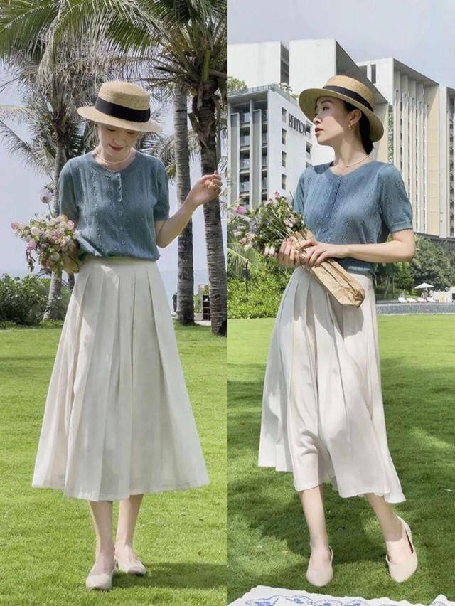 颜色|时髦女人从不乱穿衣，夏天多试试这些温柔优雅的基础款，美得高调